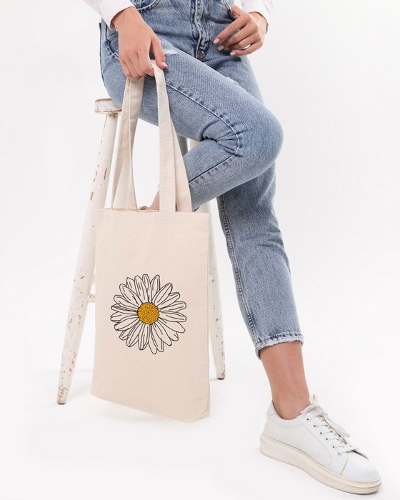 Zoozie Bags Bolso de Mano 1189, Algodón 100%, Crema, 35 x 40 x 8 cm
